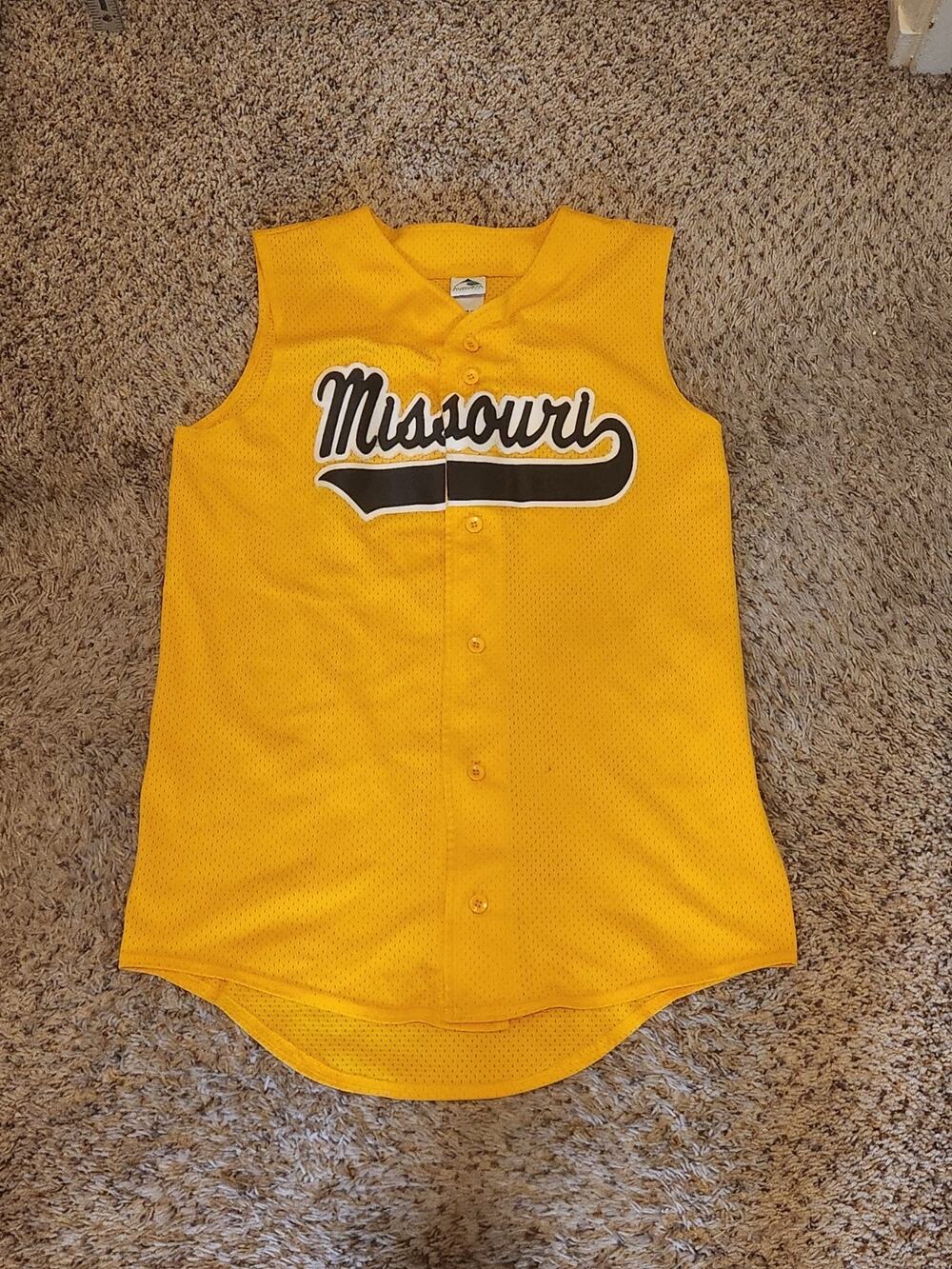 Vintage Mizzou Softball Jersey Size Medium USA #12